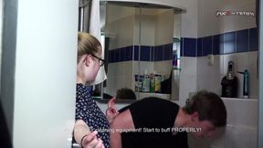 Houseman in trouble - Femdom