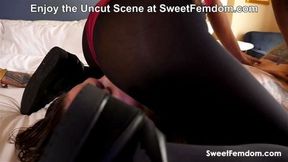 Charlotte Sartre and Jet Setting Jasmine Dominate Femboy at SweetFemdom