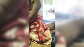 Slutty Indian spouse gets hammered by hubby from behind and above.