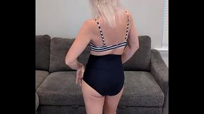Retro Bikini and White Toes