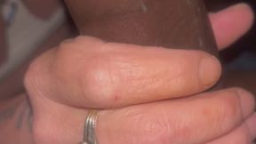 Sucking me off in the kitchen before bed