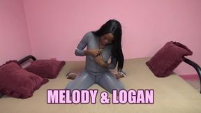 ChickPass - Ebony babe Melody Cummings gets nailed in her sexy catsuit