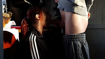 Best friend fucked in a shed