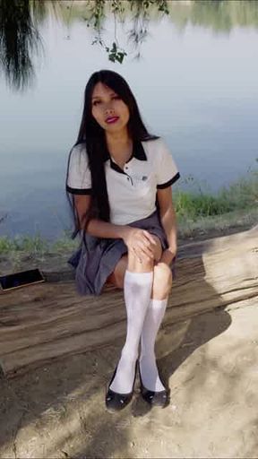 Spanish woman's outdoor play