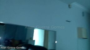 india dos peitos grandes naturais e bunda empinadinha com o lutador de mma allan guerra gomes