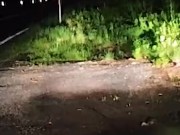 FTM Nude Trans Piss Side Of Road