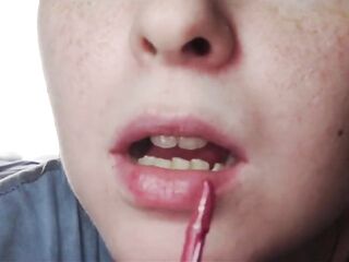 Lips and Lipstick Fetish