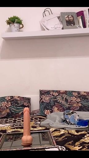 Glass on ass