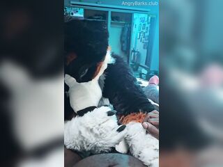 Yiff Puppy Voz makes a mess without SJ