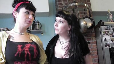 Short Haired Beauty Masturbates Alone-