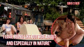 Sexy Public Sextasy Unleashed: Naked Chicks Exposed Then Focused on Mutual Lust