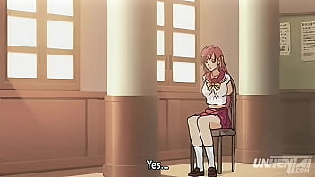 Hentai - MILF Teacher Caught Masturbating in the Middle of the Class [Uncensored] [Subtitled]