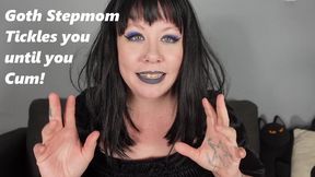 *1280x480* Goth Stepmom tickles you until you Cum! MP4