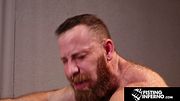 FISTING INFERNO - Bearded Muscle Gods Wreck Ian Sterling – Deep Fisting & Massive Cock Threesome