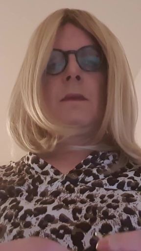 Forever Horny: Christiane Strokes Her Caged Cock to a Desperate, Throbbing Finish