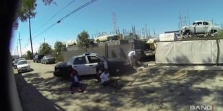 Dirty cop Sheena Ryder gets fucked by three BBCs