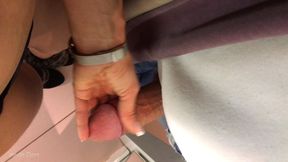 Public Store dressing room handjob with Veronika Charm