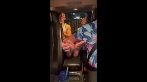 Tied & Tickled on the way to Dinner with Jackson & Danny
