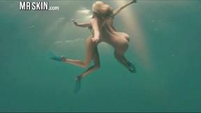 Underwater nude scenes compilation