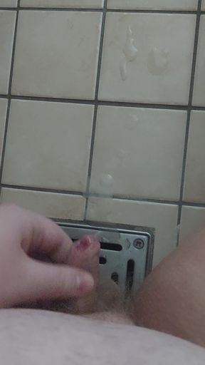 Chubby Jerking off his small dick