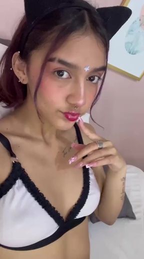 Naughty college girl teases her teacher