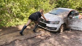 ASIA HARD STUCK IN THE MUD FOREST 4K HDR full video 38 min