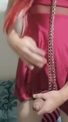 HOT REDHEAD SISSY MAKING DADDY HORNY   Clip 1