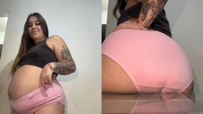 Preparing my postpartum underwear