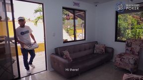 Hot Latina Melany Lopez Fucks Delivery Guy