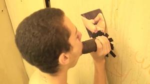 GloryholeAndHandjobs - Super juicy Phillip enjoys gloryhole