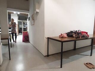 Alone in the laundry