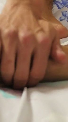Miguel Jerks His Cock and Sucks His Toes