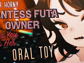 [ASMR] Your Lustful Giantess Futanari Owner Uses U As Her Oral-sex Toy