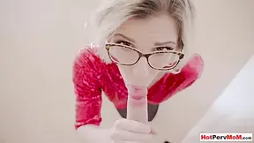 Horny Stepson Spying On His Busty Mature Stepmother