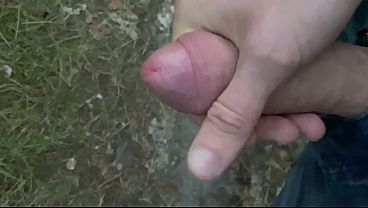 Hab mir im Wald einen gewichst