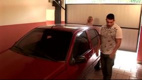 Big boobs trans woman loves the big dick loves big dildo in ass