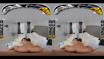 VIRTUAL PORN - You&rsquo_re Just Showering Until Step-Sis Ameena Green Turns It Into A Steamy Fuck