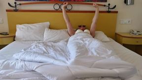 up at the hotel after a date on vacation in turkiye