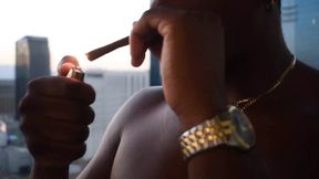 Fucking slut on balcony