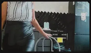 Busty Brunette Kitchen Dance – Hot Amateur Fun private show