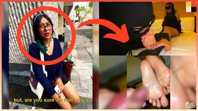 i Found Her On The Street & Ended Up Fucking & Worshipping Her Young Feet - Close-Up Shots & ASMR Feet Sounds