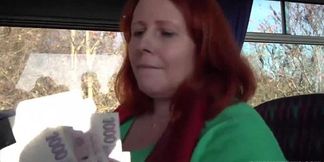 Public Bus Creampied milf's nasty arse on a Czech street corner