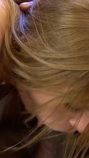 Captivating moment from &quot;GINGER COLLEGE GIRL KIRRA LYNNE&#039;S FIRST HUGE BLACK COCK CASTING&quot;
