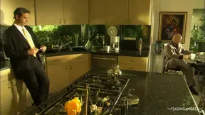 Sexy cutie rides cock on the couch wearing heels