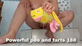 Powerful pee and farts 188