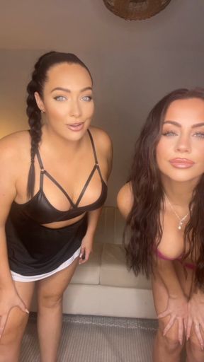 Mean girlfriend experience - triple domme