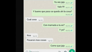 Chat caliente por wasap con chica tinder infiel parte 4