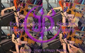Jasmine_dlight &amp; Peggy Deville - Extreme Sounding Session - Massive Squirting Orgasm