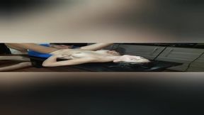 Stepsister teaches how to fuck and begs for a squirt