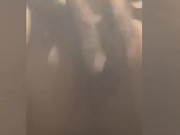 Sexy Ebony Fingers Pussy In Mirror for OnlyFans
